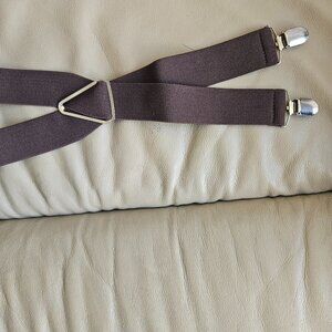 Buyless Fashion Suspenders for Men - 48" Elastic Adjustable Straps 1 1/4" - X Ba